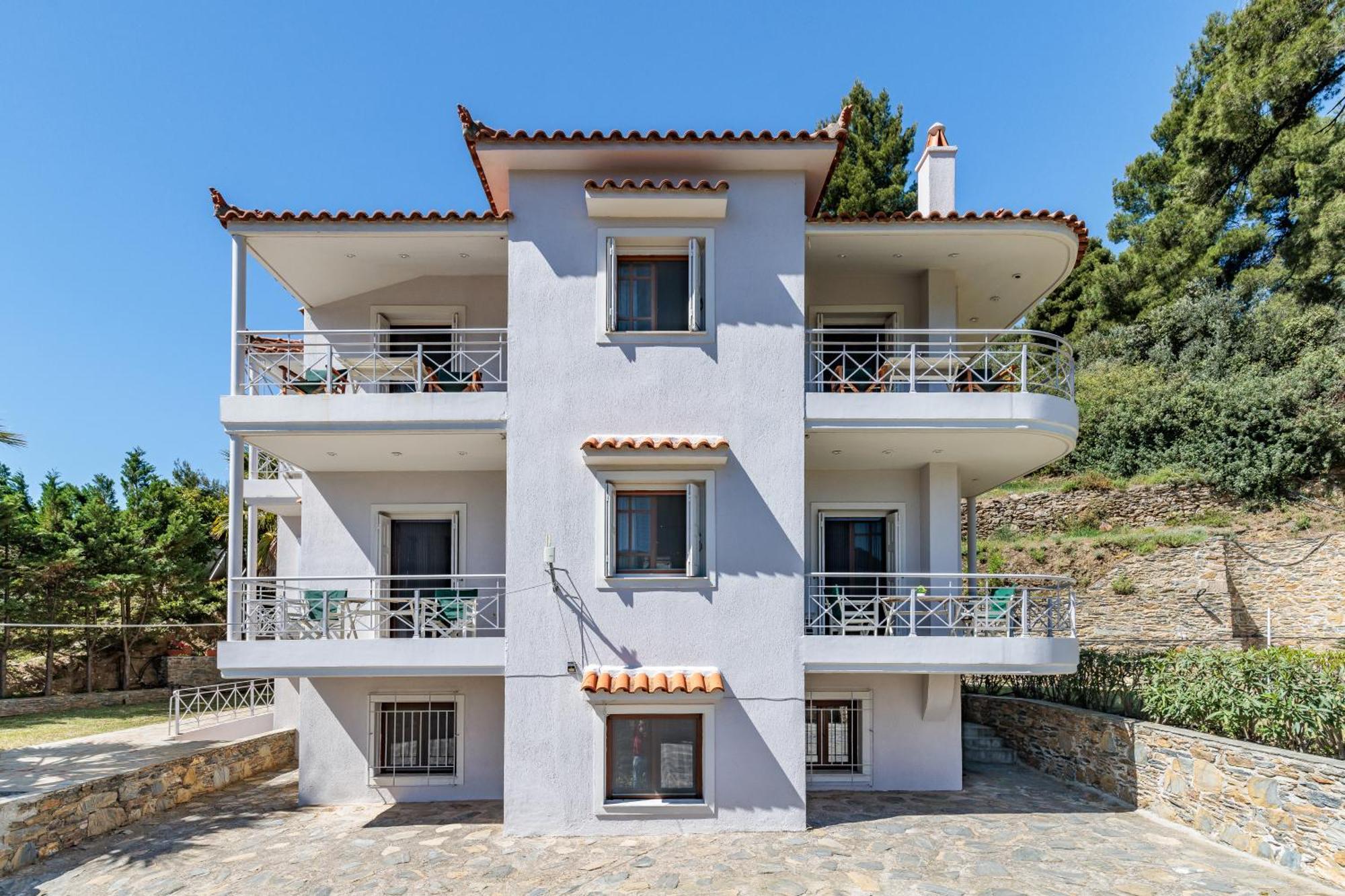 Likasti Lägenhet Skopelos stad Exteriör bild
